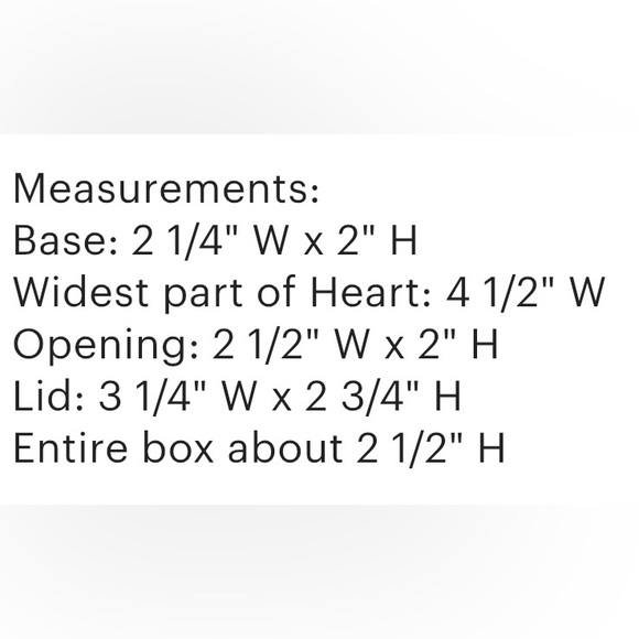 Ornate Heart Trinket Box - Picture 11 of 11